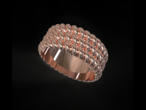Threeropes ring Modèle 3D