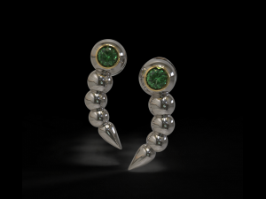 Snake earrings 3D Модель
