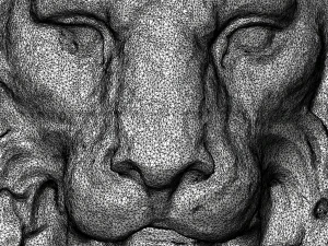 Cameo head lion 3D Model
