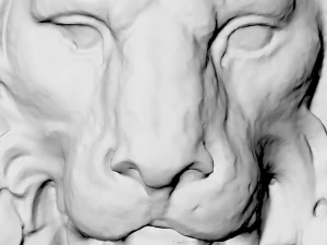 Cameo head lion 3D Model