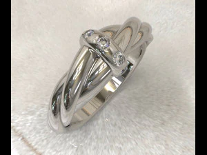 Twisted ring 3D Model