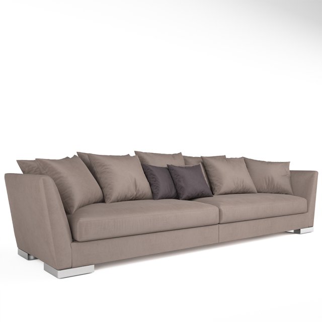 flexform sofa 3D Model .c4d .max .obj .3ds .fbx .stl .blend 