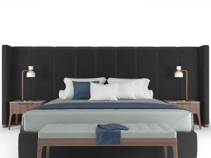 aida porada bed 3D Model