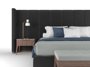 aida porada bed 3D Model