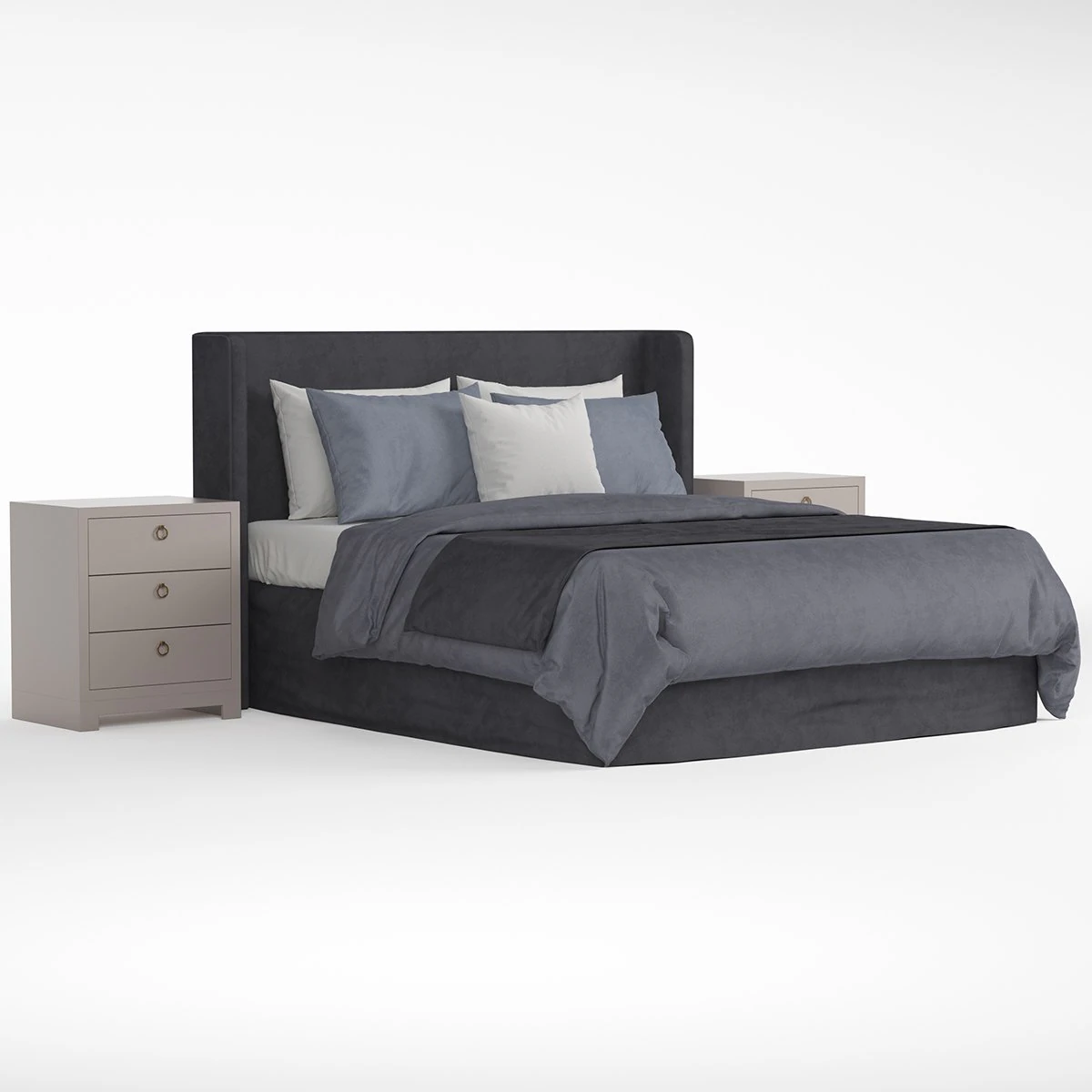 bed 3D Model .c4d .max .obj .3ds .fbx .stl .blend