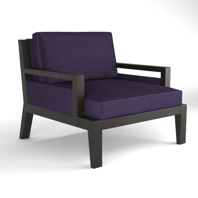 poliform arm chair Model 3D .c4d .max .obj .3ds .fbx .stl .blend 