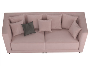 living sofa Model 3D