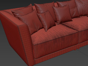 living sofa Model 3D