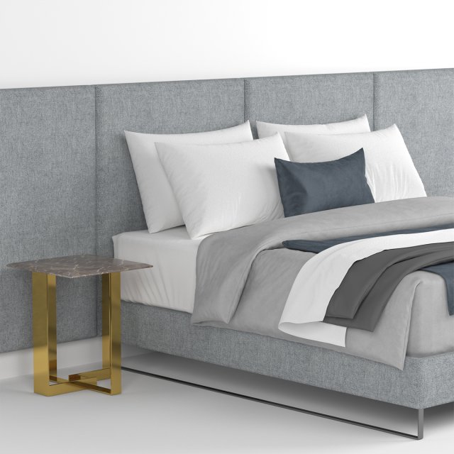 poliform bed Modelo 3D .c4d .max .obj .3ds .fbx .stl .blend 