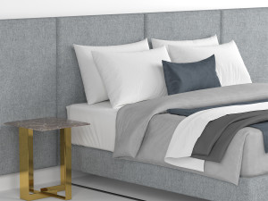 poliform bed 3D 模型