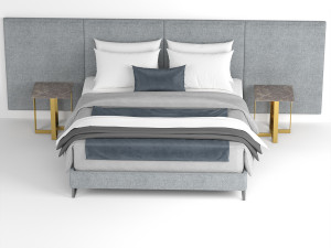 poliform bed Modelo 3D