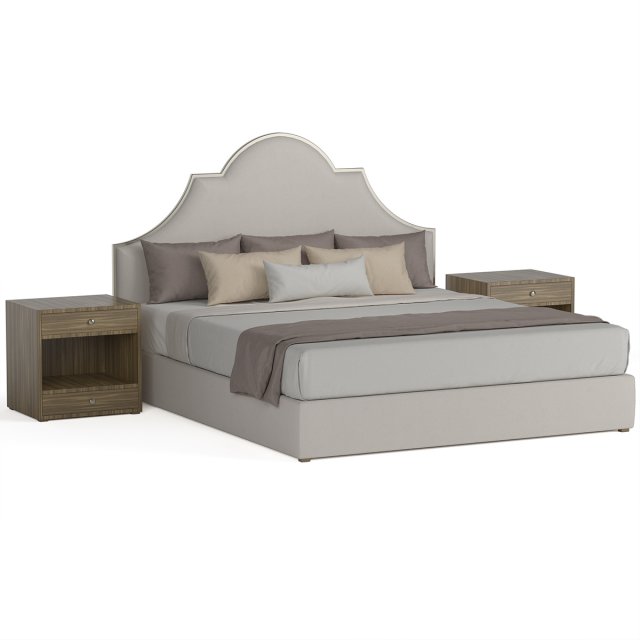bed classic 3Dモデル .c4d .max .obj .3ds .fbx .stl .blend