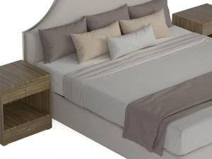 letto classico Modello 3D