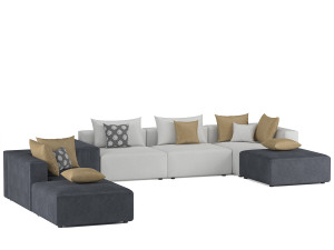 natuzzi sofa 3D मॉडल