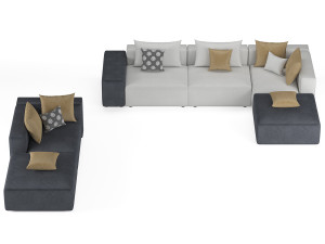 natuzzi sofa 3D 모델