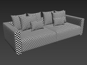 sofa contemporary 3D Model
