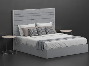tempat tidur porada boheme Model 3D