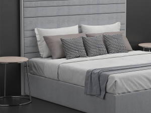 porada boheme bed 3D Model