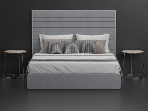 porada boheme bed 3D Model