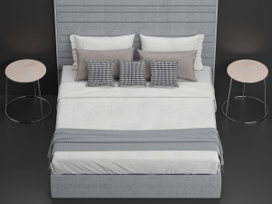 porada boheme bed 3D Model