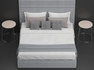 porada boheme bed 3D Model
