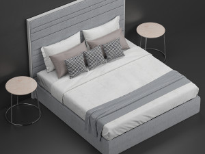porada boheme bed 3D Model