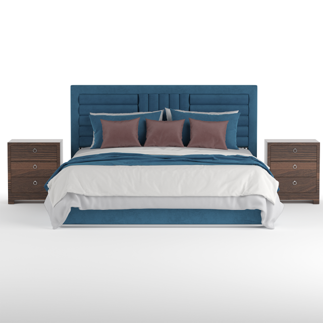fendi casa bed Modello 3D .c4d .max .obj .3ds .fbx .stl .blend 