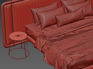 killain bed porada Modelo 3D