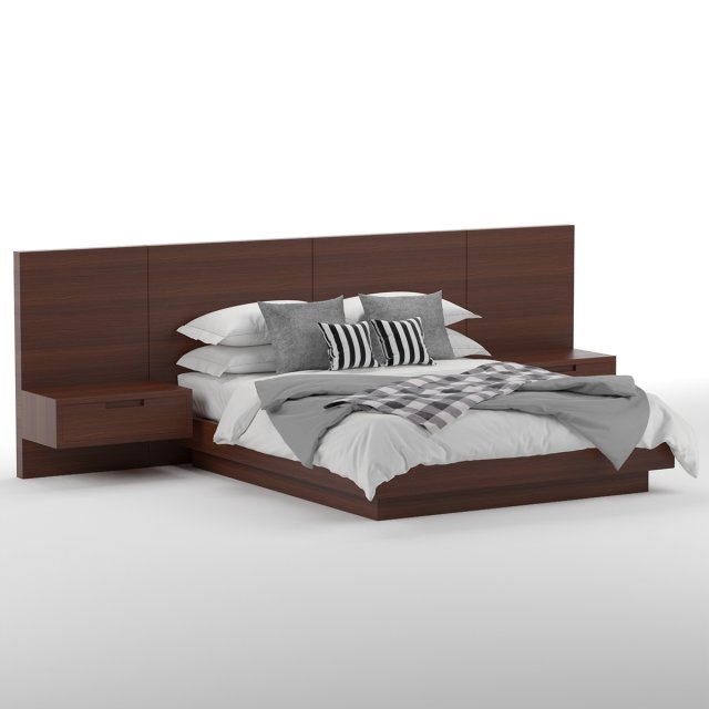 studio mcgee bed 3Dモデル .c4d .max .obj .3ds .fbx .stl .blend 