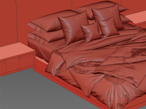 studio mcgee bed 3Dモデル