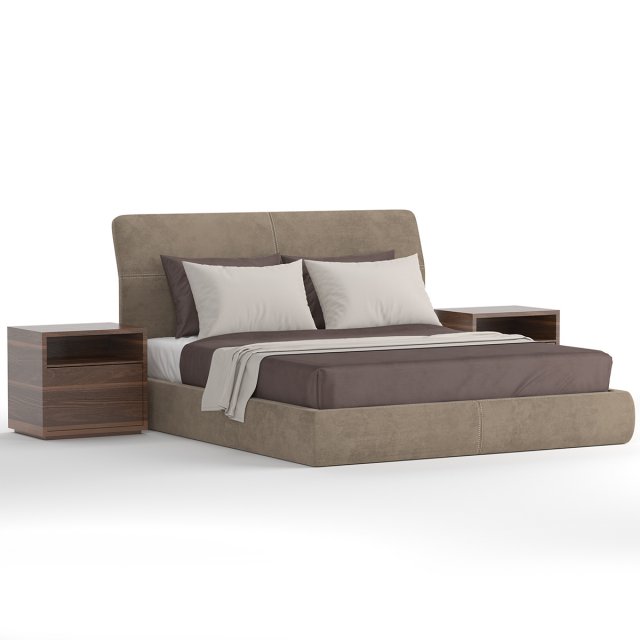 poliform laze bed 3D-Modell .c4d .max .obj .3ds .fbx .stl .blend 