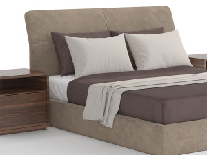 poliform laze bed 3D-Modell