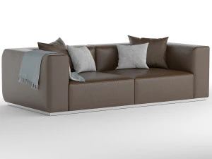 リビングソファ 3Dモデル