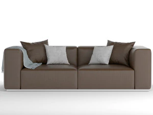 divano letto Modello 3D
