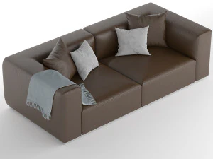 divano letto Modello 3D