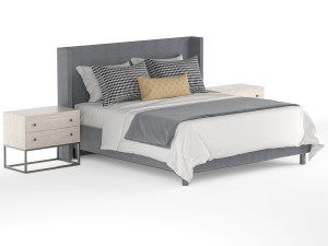 contemporary bed 3D Модель