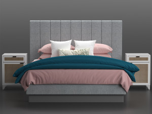 bed studio mcgee Modello 3D