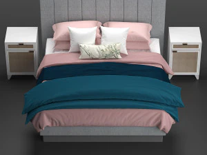 bed studio mcgee 3D Model