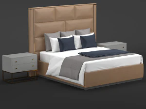 fendi casa bed 3D Model