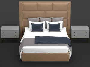 fendi casa bed 3D Model