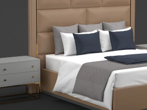 fendi casa bed 3D Model