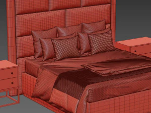 fendi casa bed 3D Model