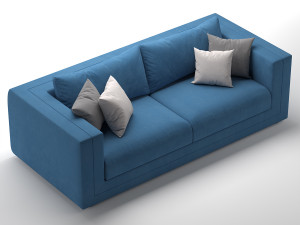 heritage tancredi sofa Modelo 3D