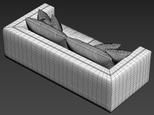 heritage tancredi sofa Modelo 3D