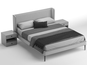 neon bed 3D मॉडल