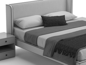 neon bed 3D मॉडल