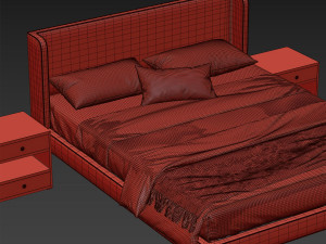 neon bed 3D मॉडल