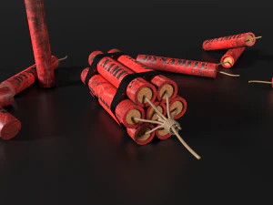 dynamite 3D Model