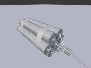 dynamite 3D 模型
