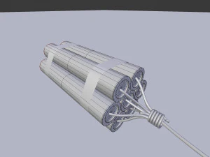 dynamite 3D Model